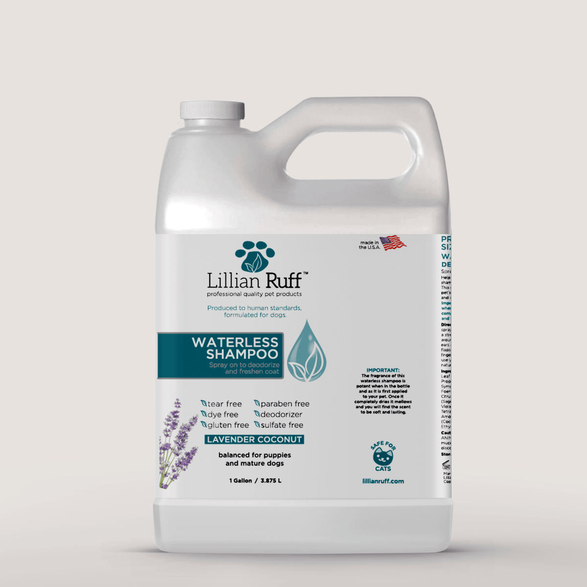 Waterless Shampoo Lavender Coconut