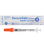 Dynarex SecureSafe Safety Insulin Syringe - New Mechanism (500 Count)