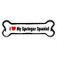 I Love My Dog Car Magnet: Breeds L - Z