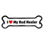 I Love My Dog Car Magnet: Breeds L - Z