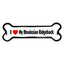 I Love My Dog Car Magnet: Breeds L - Z