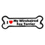I Love My Dog Car Magnet: Breeds L - Z