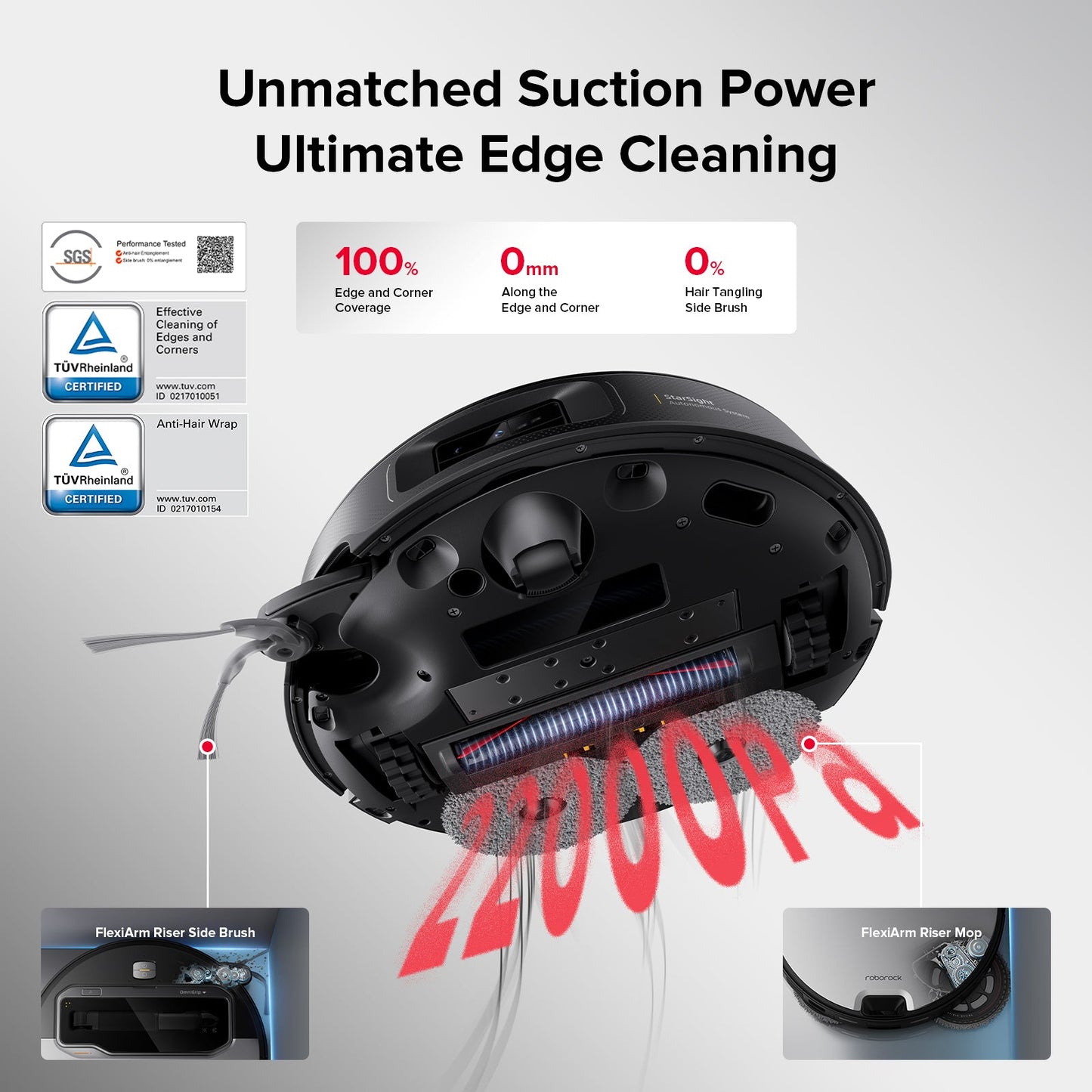 Roborock Saros Z70 Robot Vacuum with OmniGrip™ Mechanical Arm