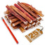 ValueBull USA Bully Sticks for Dogs, Medium 6 Inch, 25 Count