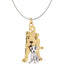 Mama Dog Love Mixed Metal Necklace