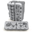 Split-Apart Egg Cartons - Securely Holds 6 or 12 Extra Large Eggs