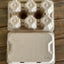 Henlay Duck Egg Cartons - Holds Half Dozen Jumbo Eggs- Blank Flat Top, 2 colors, 20 or 100