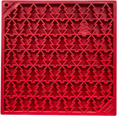 "Peace" Christmas Tree emat - Enrichment Lick Mat for Dogs and Cats | Christmas Tree design | SodaPup