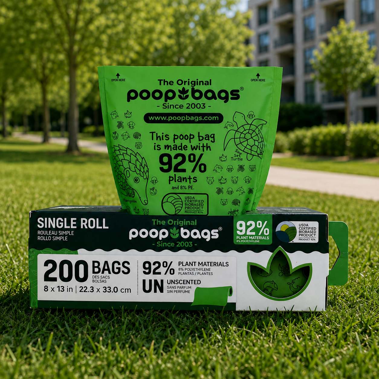 92% Plants Roll Bags