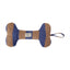 Ashi Dog Toy Large - Caramel/Blue