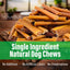 ValueBull Buffalo Collagen Sticks for Dogs, 6 Inch Super Jumbo Chews, Natural Long-Lasting Dog Treats, 25 Count
