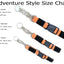 Adventure Style Mountain Flat Weave Martingale Dog Collar