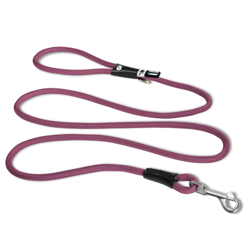 Curli Stretch Comfort Leash Ruby