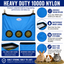 CuteNfuzzy 3-Opening Hay Bag for Rabbits, Guinea Pigs & Chinchillas – Large 15" x 15" x 5"