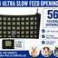 CuteNFuzzy Rabbit & Guinea Pig Hay Bag Feeder with Super Tough Bottom® Design | 56 Ultra Slow Feed Openings | Medium 15" x 9" x 5" Front Web Hay Feeder | Less Waste, Cleaner Cage | Made in USA Design