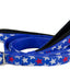 Padded Double Handle Patterned Dog Leash with Warranted Snap 1" X 4'