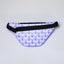 Plaid Paw Print Large Fanny Pack with 3 Zippered Pockets