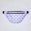 Plaid Paw Print Large Fanny Pack with 3 Zippered Pockets