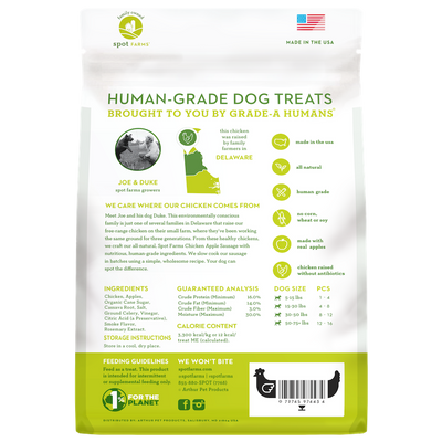 Spot Farms Dog Treats Sausage Chicken & Apple (12.5oz)