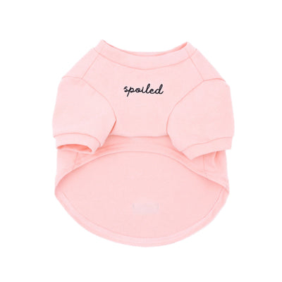 Fur Elise Spoiled Mock Neck Shirt - Blush