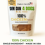 Chicken Treats Dog Treats, 5 Ounce Bag, Single Ingredient, High Protein