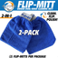 Flipper 2-in-1 Microfiber Aquarium Cleaning Mitt 2 Pack
