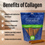ValueBull Buffalo Collagen Sticks for Dogs, 6 Inch Super Jumbo Chews, Natural Long-Lasting Dog Treats, 10 Count