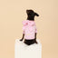 Pink Bow Cotton Turtleneck