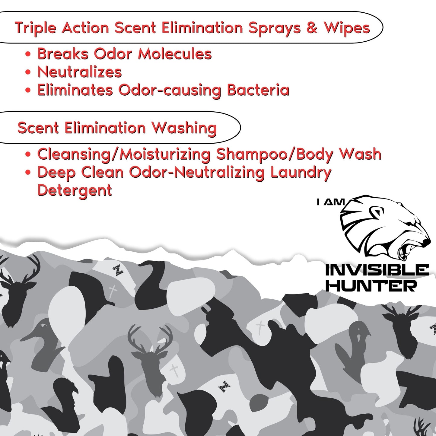 Invisible Hunter Scent Eliminator Laundry Detergent