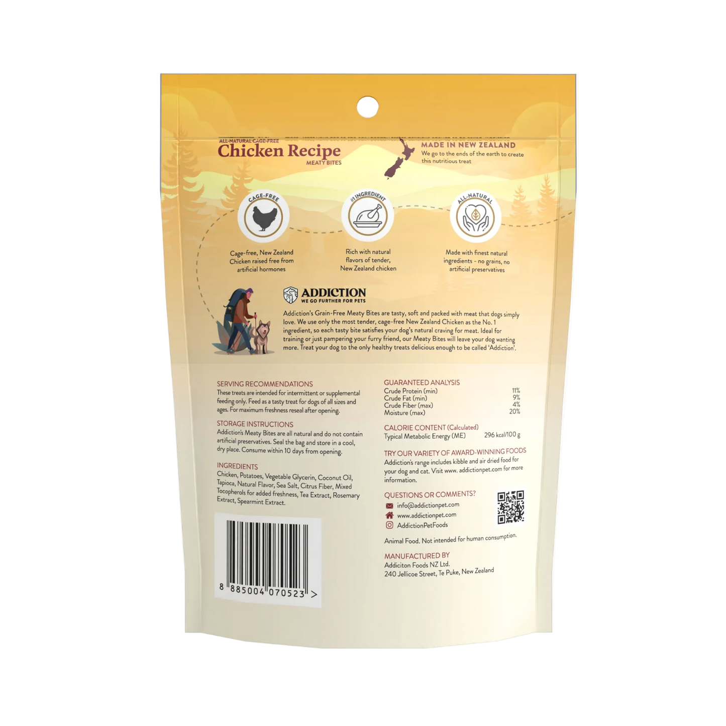 Chicken Meaty Bites - Hypoallergenic Dog Treats