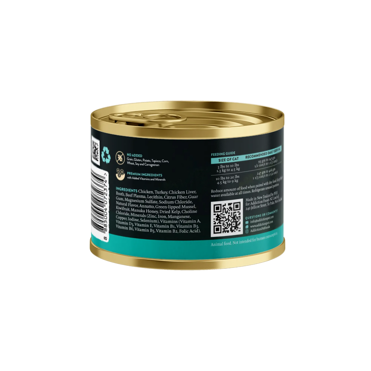 Wild Islands Island Birds Premium Chicken & Turkey Grain-Free Canned Cat Food