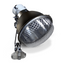Arcadia Ceramic Reflector Clamp Lamp, Graphite