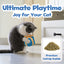 Cat Gift Box Catnip Toy – Crinkle Cat Toy for Indoor Cats, Cute Plush Birthday Present Kitty Toy with Catnip Inside