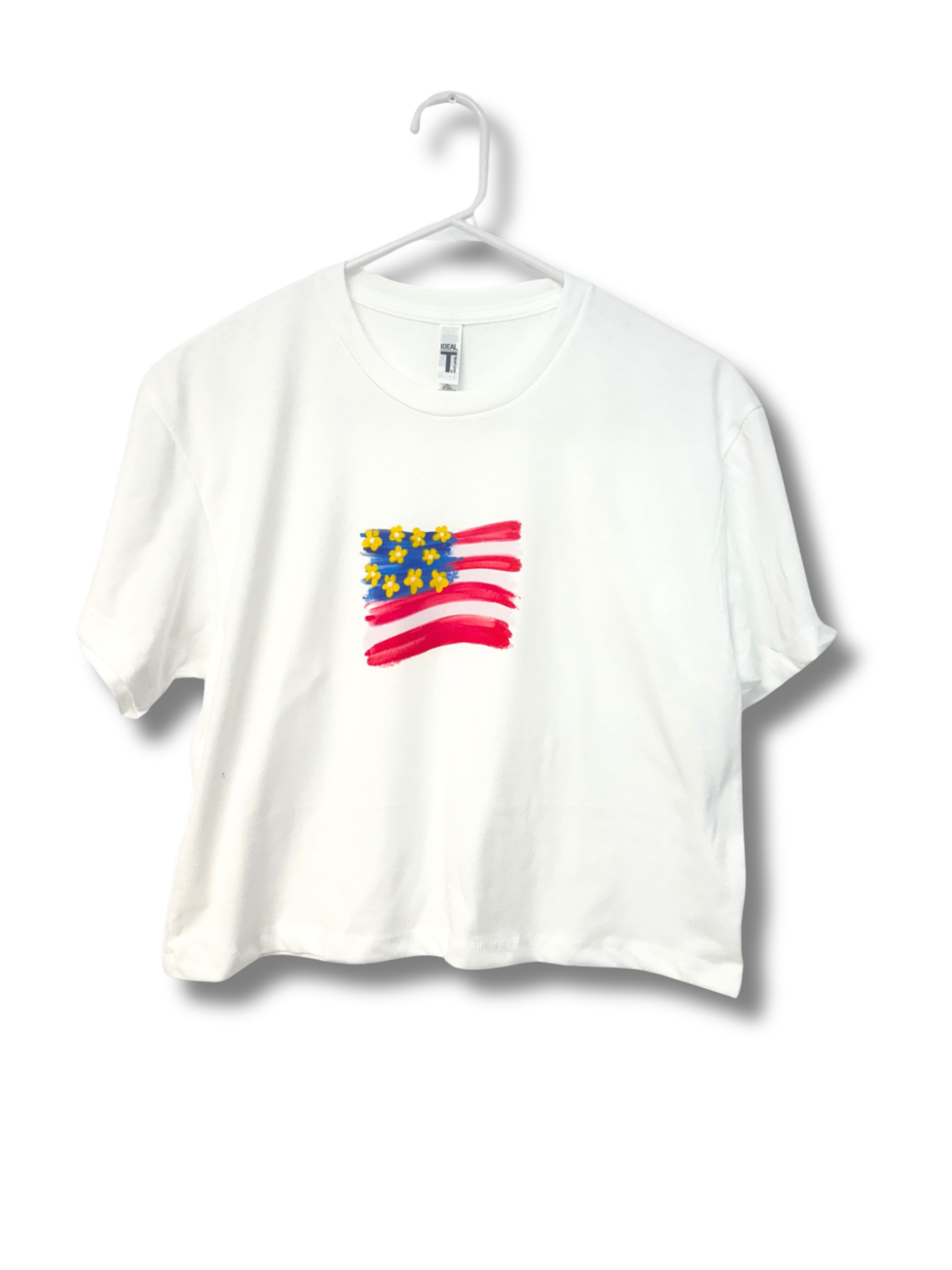 American Flag Crop Top