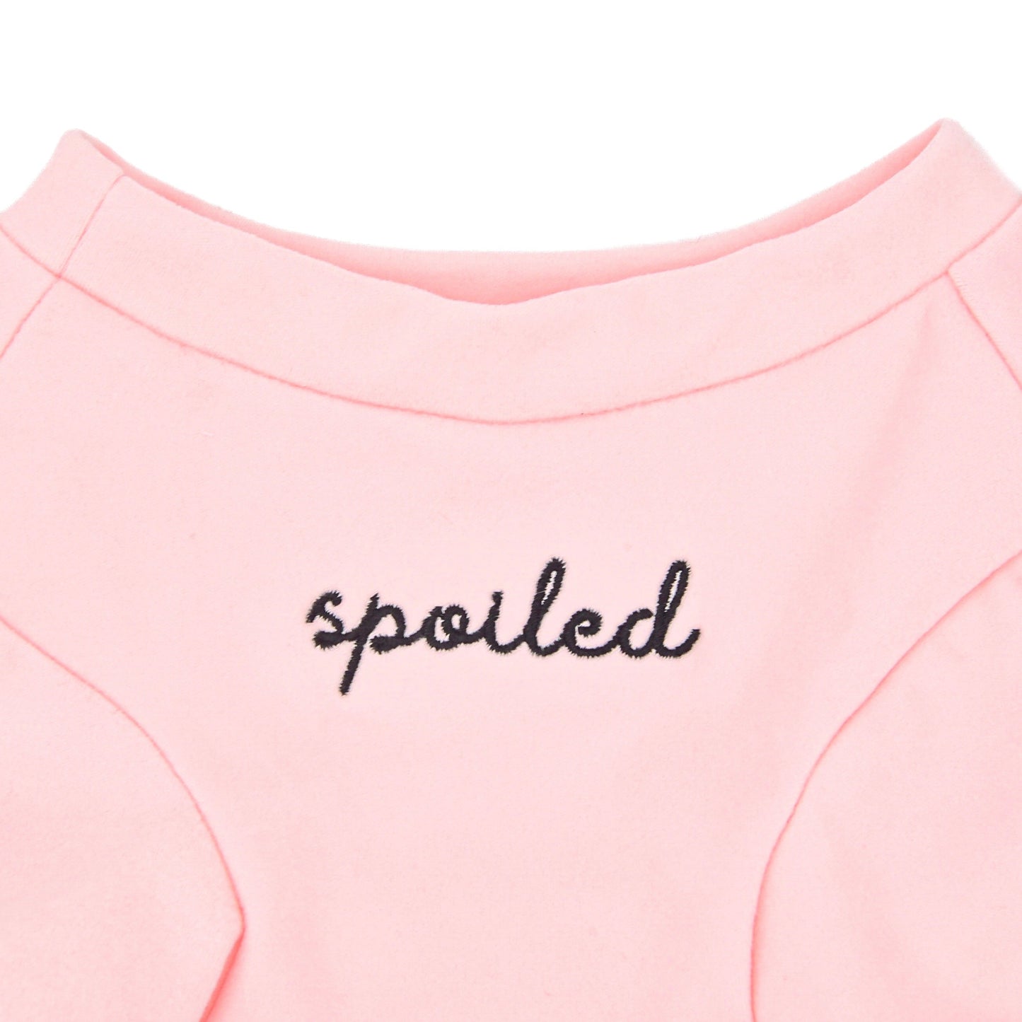 Fur Elise Spoiled Mock Neck Shirt - Blush