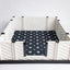 Black & White Slip Resistant Paw Print Pad/Mat, 2 Pack