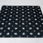 Black & White Slip Resistant Paw Print Pad/Mat, 2 Pack