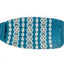 Alpaca Teal Fair Isle Dog Sweater