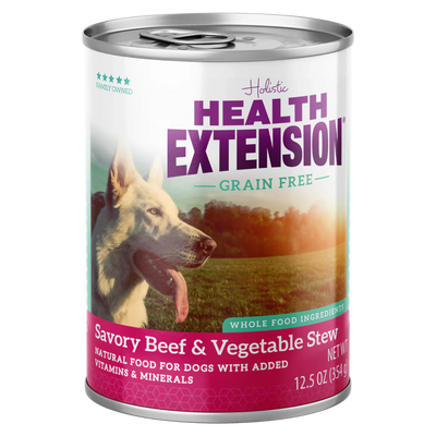 Health Extension Beef Stew Grain Free Dog Food Can (12.5oz)