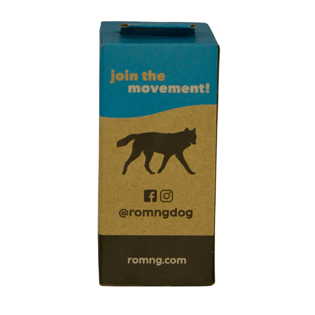 Bio-Based Poop Bag Bundle with Bamboo Dispenser + Hemp Rope Tug Toy | rōmng
