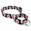 Black Daisy Dog Collar
