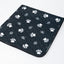 Black & White Slip Resistant Paw Print Pad/Mat, 2 Pack
