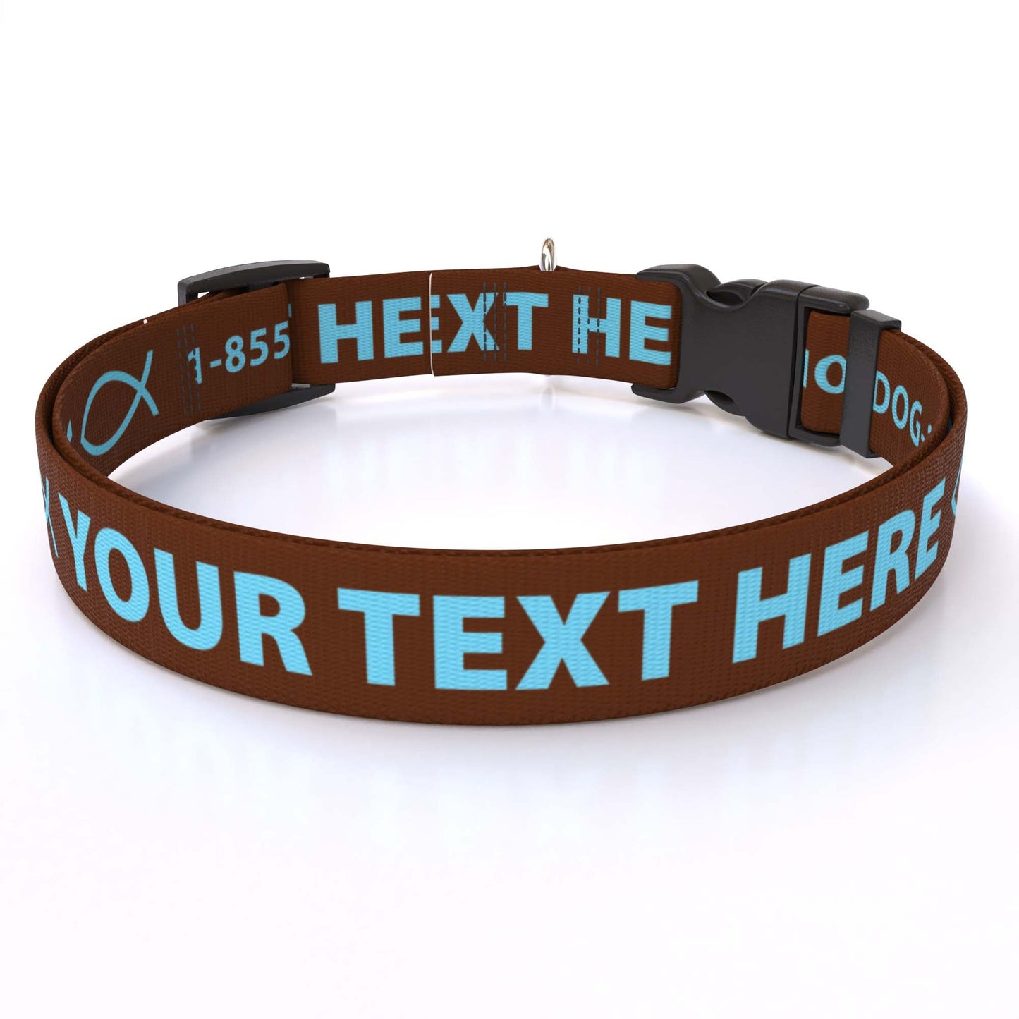 Personalized Dog Collar with Name - Solid Colors