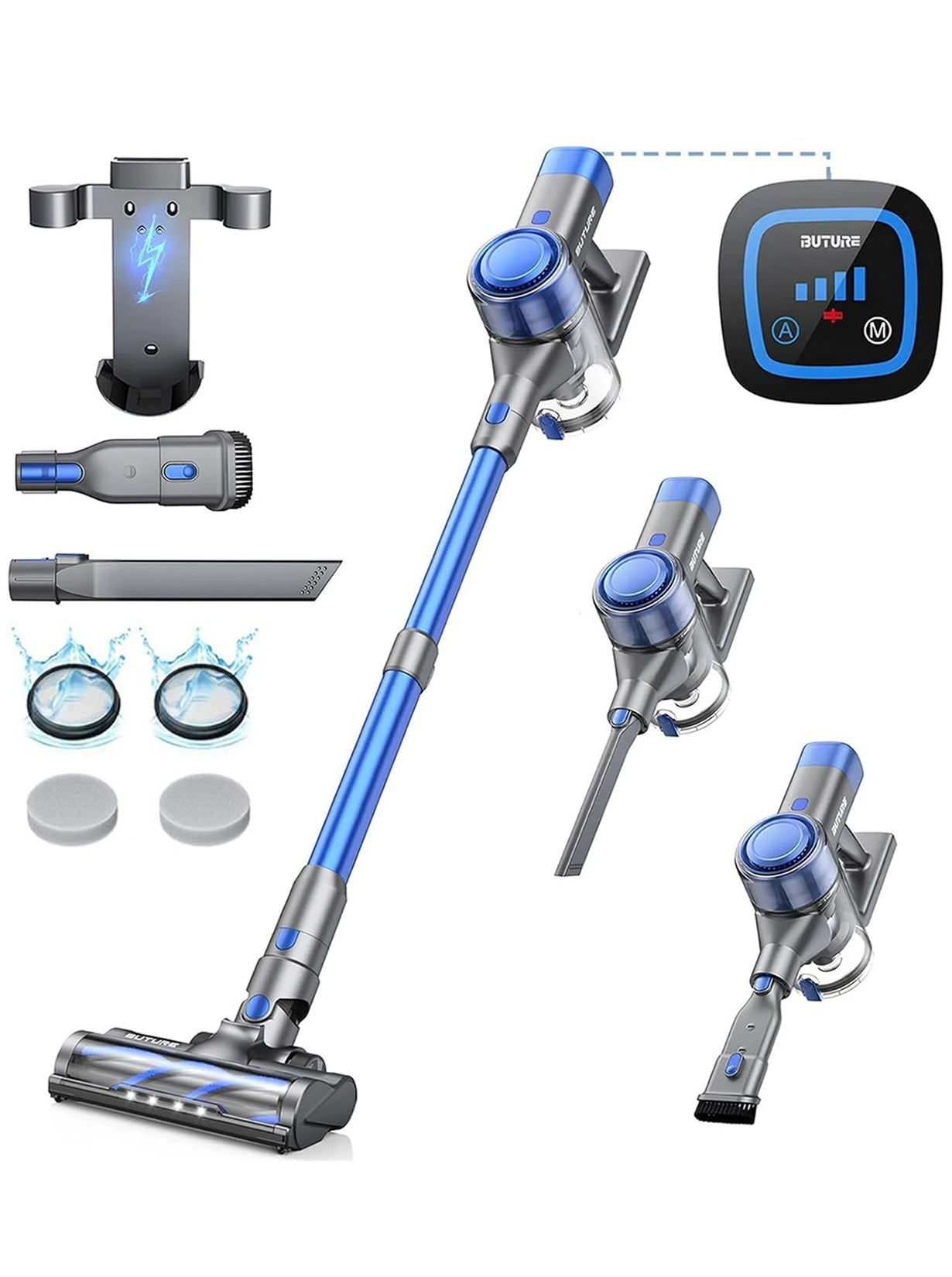 Buture VC50 Blue Cordless Vacuum Cleaner