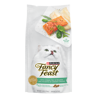 Fancy Feast Gourmet Filet Oceanfish and Salmon Dry Cat Food
