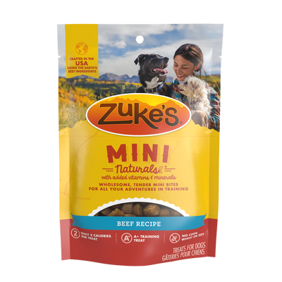 Zukes Mini Naturals Beef Dog Treats