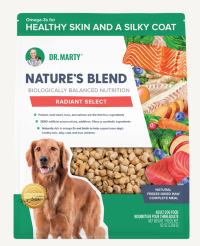 Dr. Marty Natures Blend Radiant Select Freeze Dried Dog Food