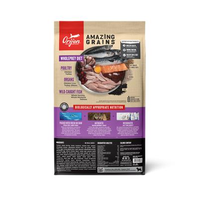 Orijen High Protein Amazing Grains Large Breed Puppy Dry Dog Food