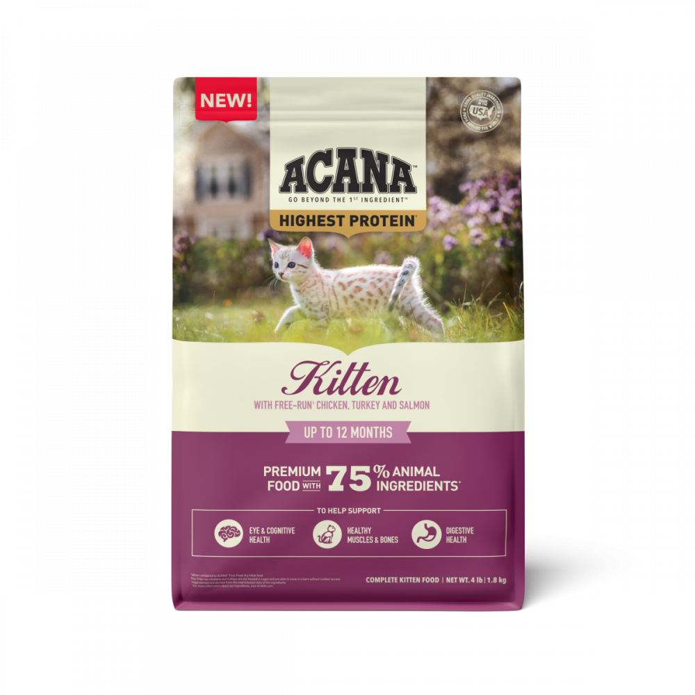 Acana Highest Protein Dry Food for Kittens