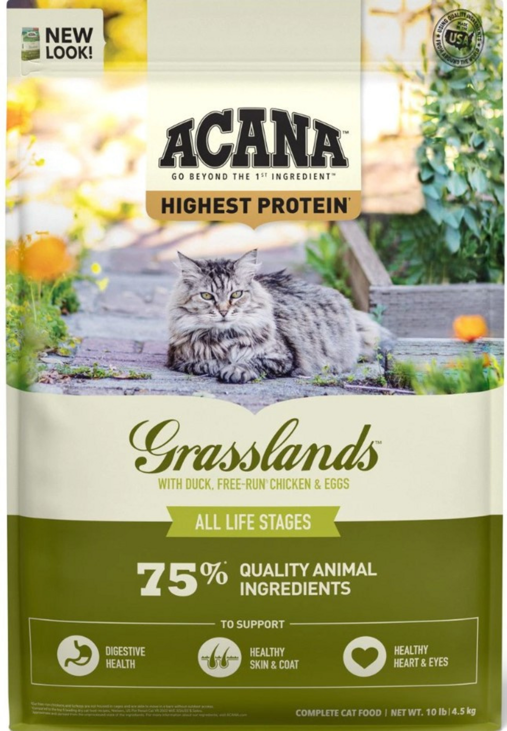 Acana Highest Protein Grasslands Dry Cat Food